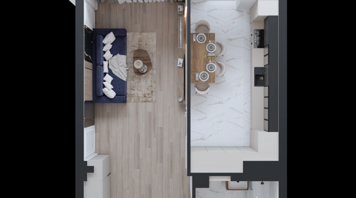 Oferta De vanzare apartament nou, 1 camera, decomandat, 45 mp, CUG,  Tehnopolis imagine 3