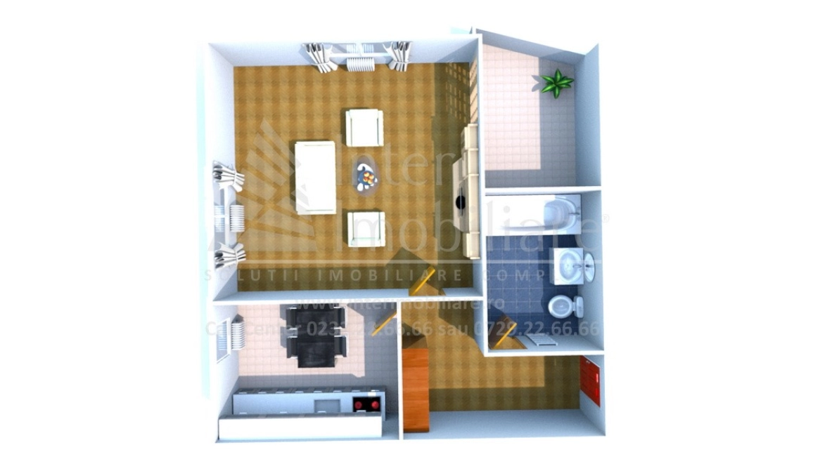 Oferta Apartament nou, 1 camera decomandat, 47 mp, Nicolina, de vanzare,  Pizza Nico imagine 1