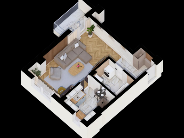 1 camera,  decomandat,  41 mp, de vanzare apartament nou in zona CUG,  (Al. T. Neculai) 158333