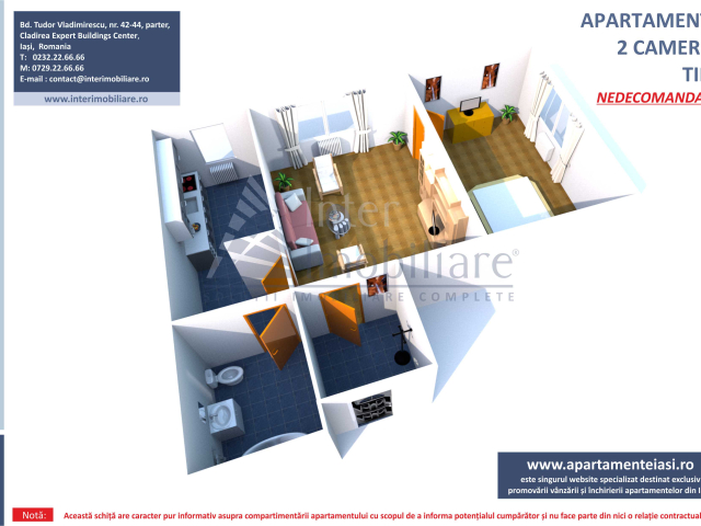 Alexandru cel Bun apartament  38 mp, 2 camere,  nedecomandat, de vanzare,  (Piata Alexandru) 162894