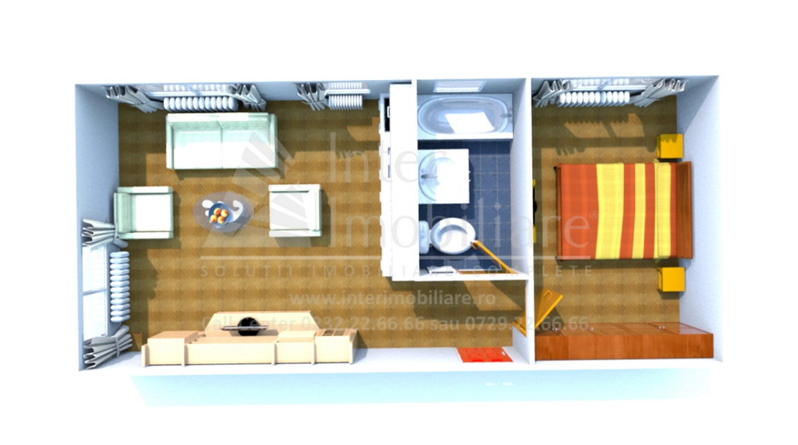 Oferta Apartament nou, 2 camere open-space, 50 mp, Galata, de vanzare,  Notariat Iulia Paduraru imagine 2