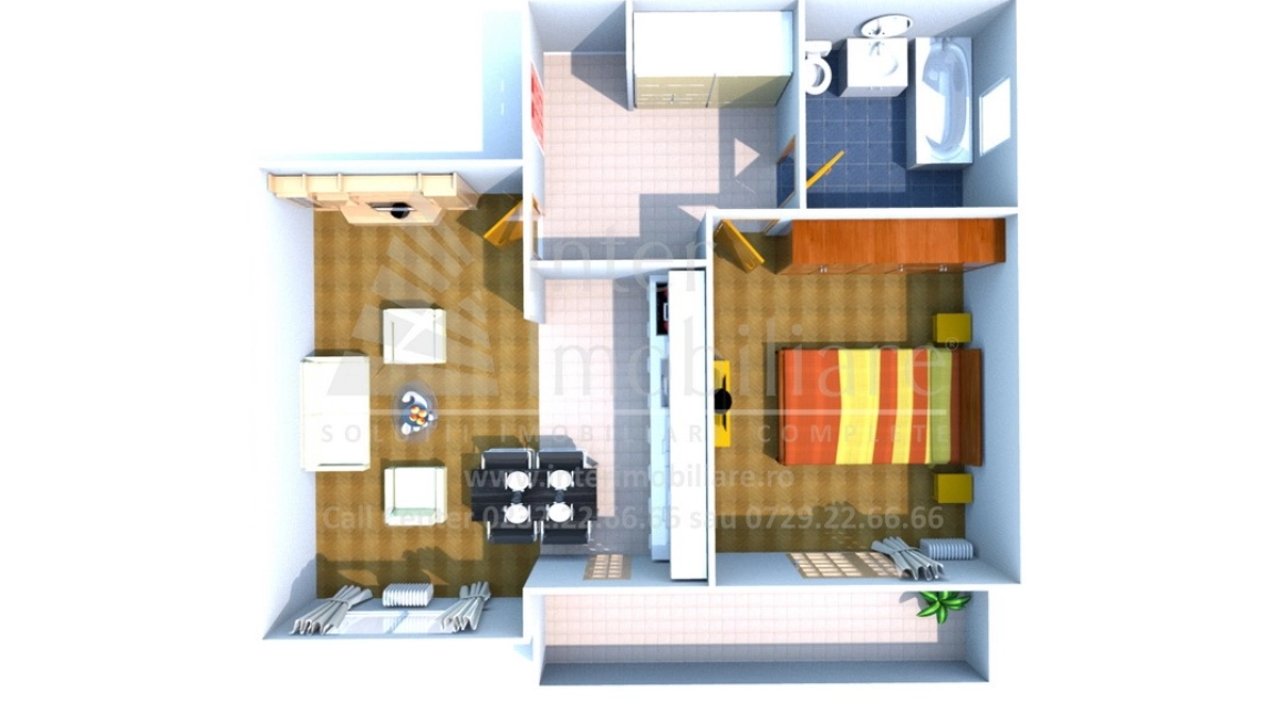 Oferta De vanzare apartament nou, 2 camere, decomandat, 58 mp, Bucium,  Visani imagine 10