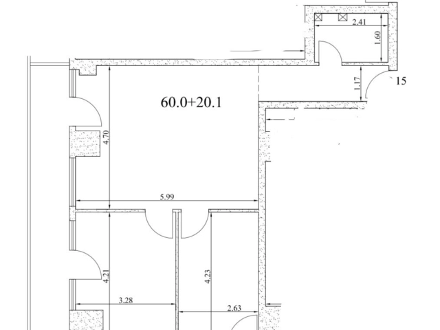 Apartament 3 camere - Podu Ros