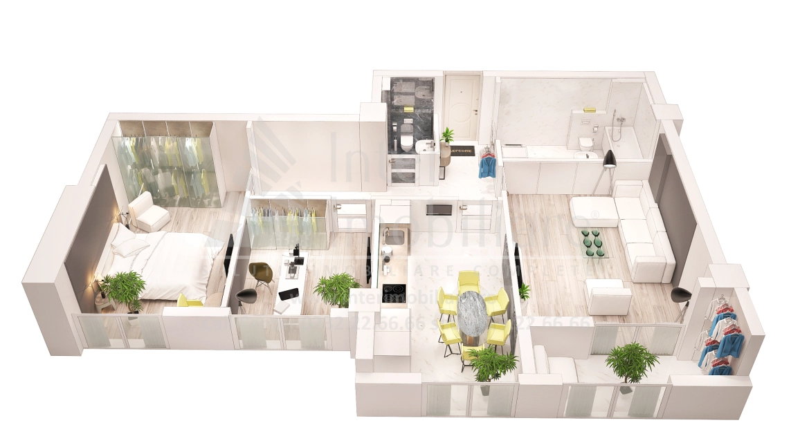 Oferta Apartament nou de vanzare, 3 camere, decomandat, 80 mp, Frumoasa,  Scoala 43 imagine 1