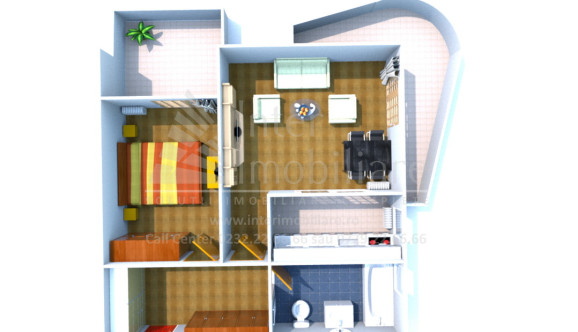 Alexandru cel Bun apartament-nou  71 mp , 2 camere,  decomandat , de vanzare,  (Calea Galata)