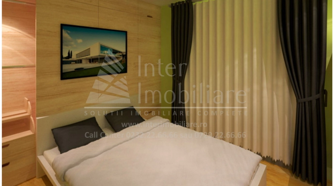 De vanzare apartament nou, 3 camere, decomandat, 68 mp , Pacurari, Rond ...