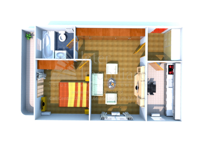 2 camere,  semidecomandat,  65 mp, de vanzare apartament nou in zona Alexandru cel Bun,  (Galata) 158143