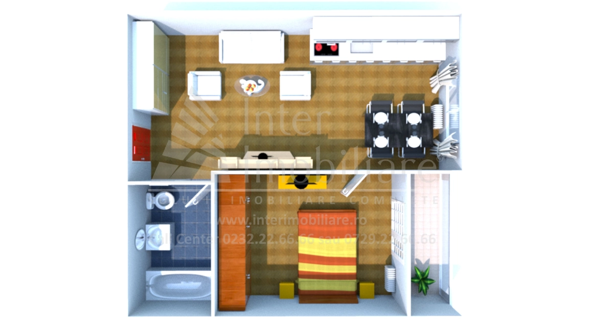 Oferta Apartament nou de vanzare, 1 camera, studio dublu open-space si dormitor, 48 mp, Tomis Nord imagine 1