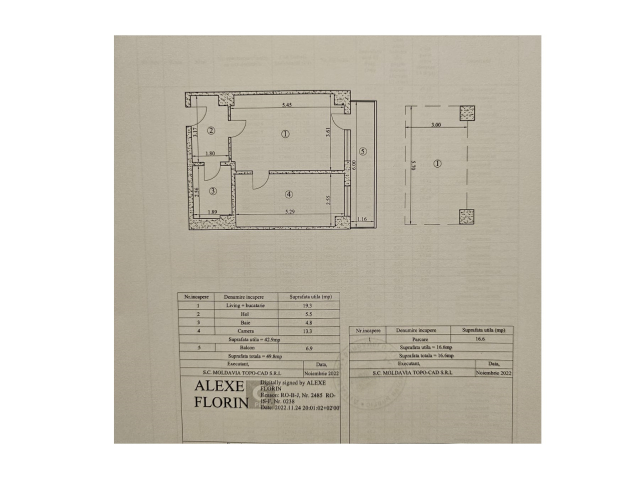 De vanzare apartament nou, 2 camere,  open-space,  49 mp, Tatarasi,  (Metalurgie) 160722