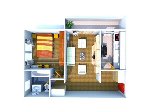 Apartament nou de vanzare, 2 camere,  decomandat,  56 mp, Bucium,  (600 m de Familly Bucium) 157935