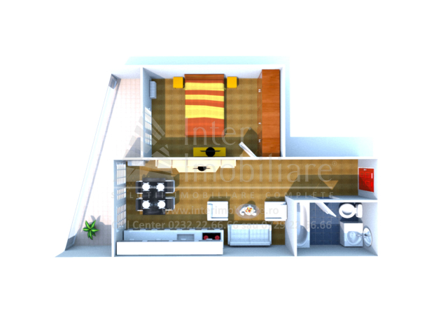 1 camera,  decomandat,  58 mp, de vanzare apartament nou in zona Tomis Nord,   161588