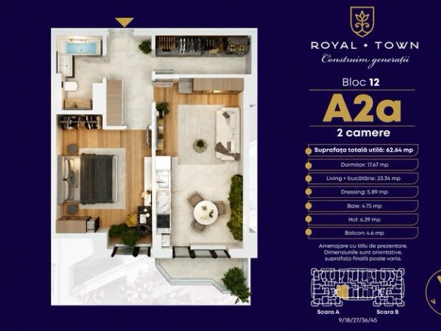 Apartament 2 camere - Copou