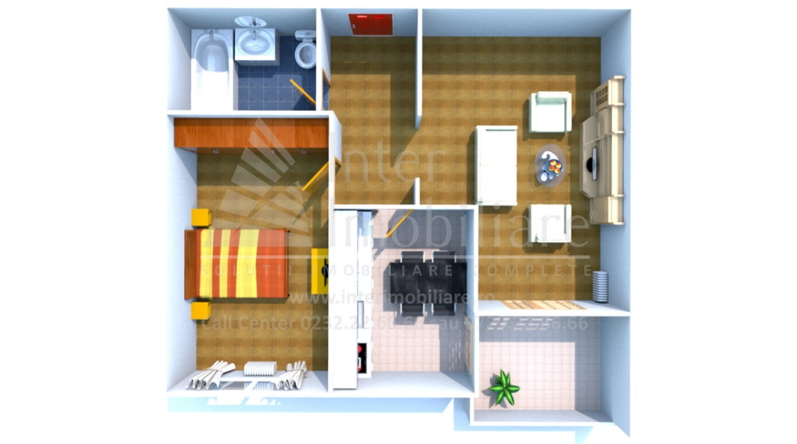 Oferta Apartament nou de vanzare, 2 camere, decomandat, 58 mp, Nicolina,  Pizza Nico imagine 2