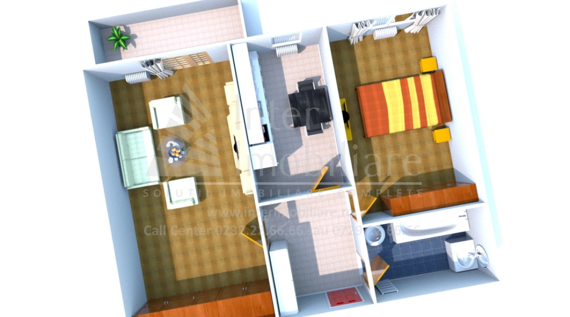 Oferta Apartament nou, 2 camere decomandat, 57 mp, Miroslava, de vanzare,  Platou Galata imagine 2
