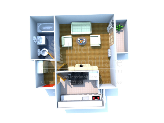 De vanzare apartament, 1 camera,  decomandat,  41 mp, Galata,  (Platou Galata) 161842