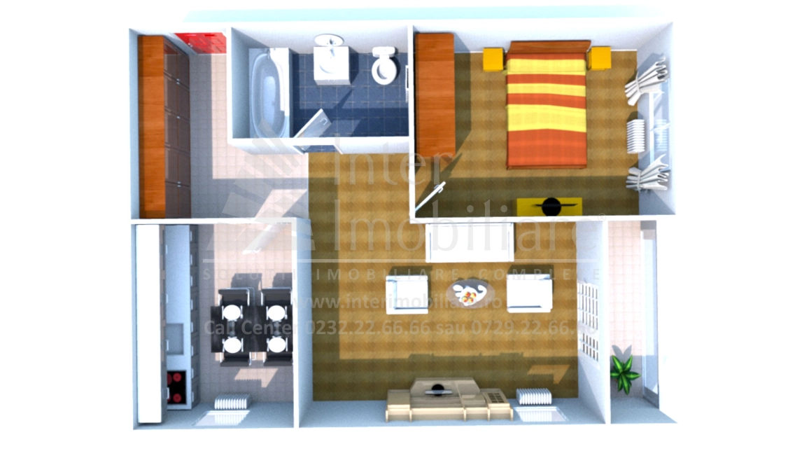 Oferta Apartament nou, 2 camere studio dublu open-space si dormitor, 59 mp, Tomis Nord, de vanzare imagine 1