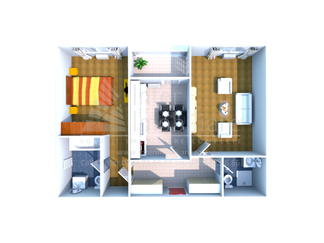 2 camere,  decomandat,  73 mp, de vanzare apartament nou in zona Tomis Nord,   161593