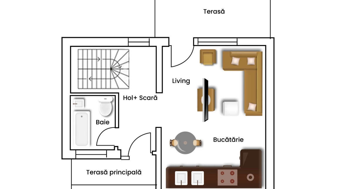 Oferta 3 camere, 72 mp, de vanzare casa in zona Bucium,  Pensiunea Garofita imagine 2