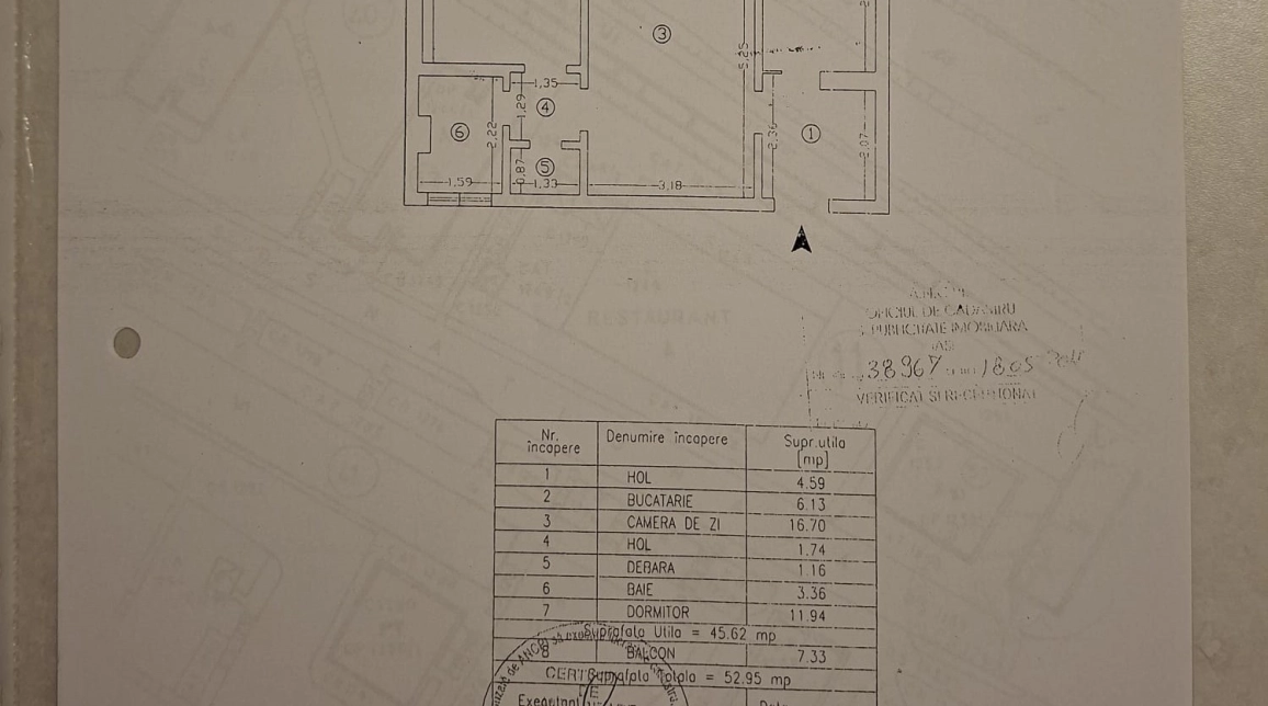 Oferta De vanzare apartament, 2 camere, semidecomandat, 50 mp, Podu Ros,  Sensul Giratoriu imagine 11