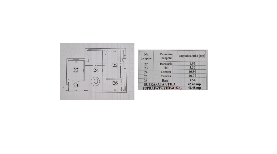 Oferta De vanzare apartament nou, 2 camere, nedecomandat, 43 mp, CUG,  400m de la Al T Neculai imagine 5